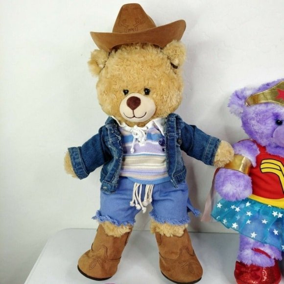 Build A Bear Bundle 2 Bears Plus Shoes, Outfits And Accessories - Picture 3 of 9